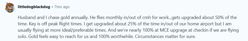 Reddit User Says Aadvantage Gold Is Worth It for Them