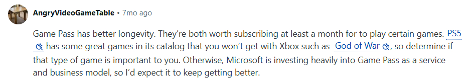 Redditor Argues That Game Pass Has Better Longevity than PS Plus
