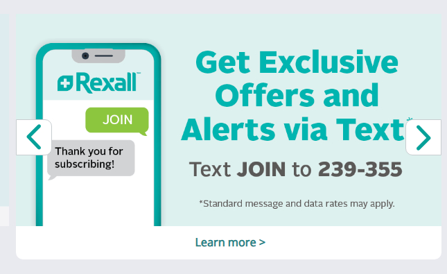 Exclusive Text Offers for Be Well Rewards Members
