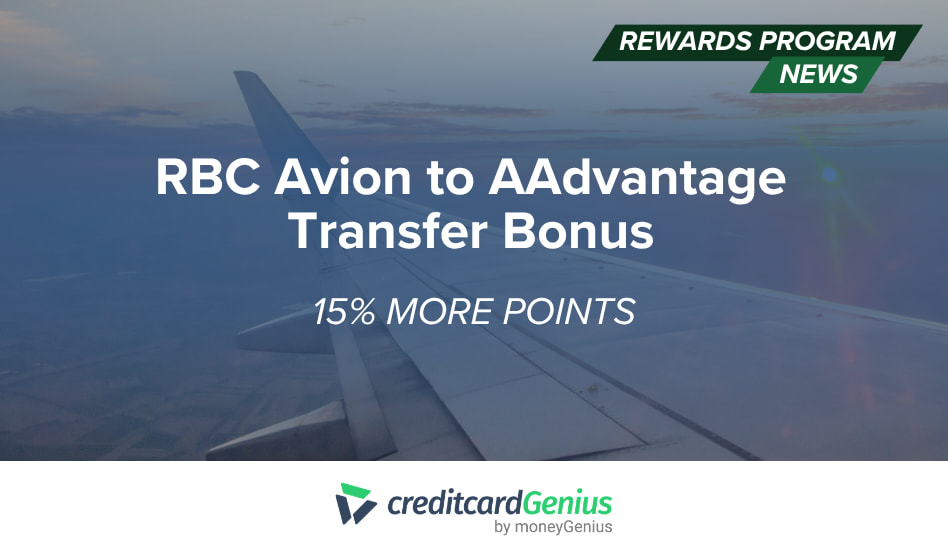 RBC Avion to AAdvantage Transfer Bonus: 15% More Points